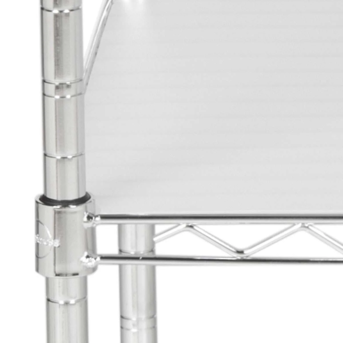 Safavieh Jules Adjustable Chrome Wire Mini Rack (17.7 In. W X 11.8 In. D X 31.5 In. H) - Chrome - Image 2