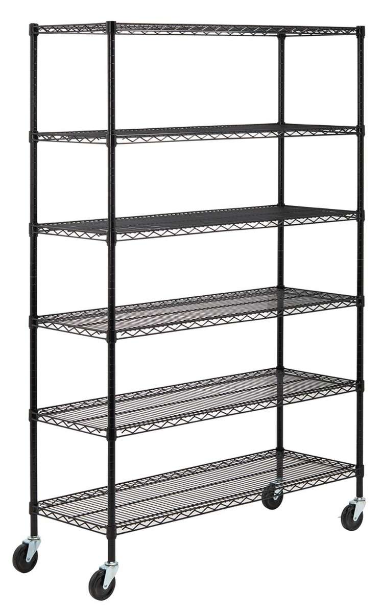 Safavieh Juliet 6 Tier Heavy Duty Shelve - Black - Image 2