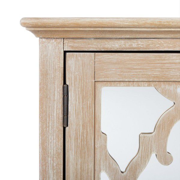 Safavieh Juliette Mirrored Sideboard - White Washed - Image 4