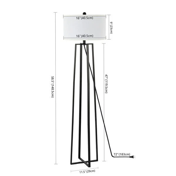 Safavieh Kairi Floor Lamp - Oil Rubbed Bronze - Image 3