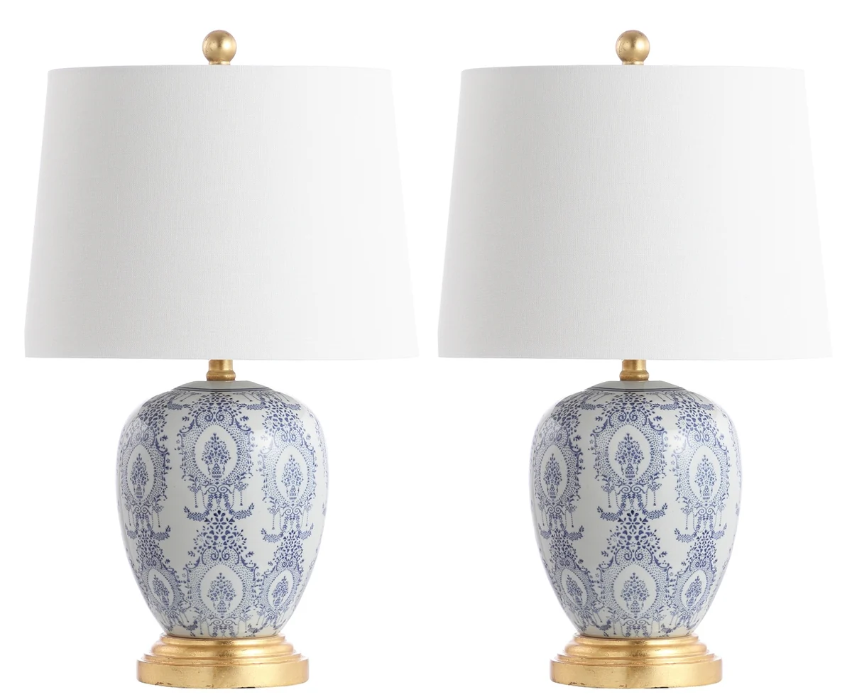 Safavieh Kalel Table Lamp Set Of 2 - Blue - Image 2
