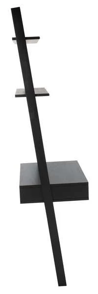 Safavieh Kamy 2 Shelf Leaning Desk - Black - Image 3