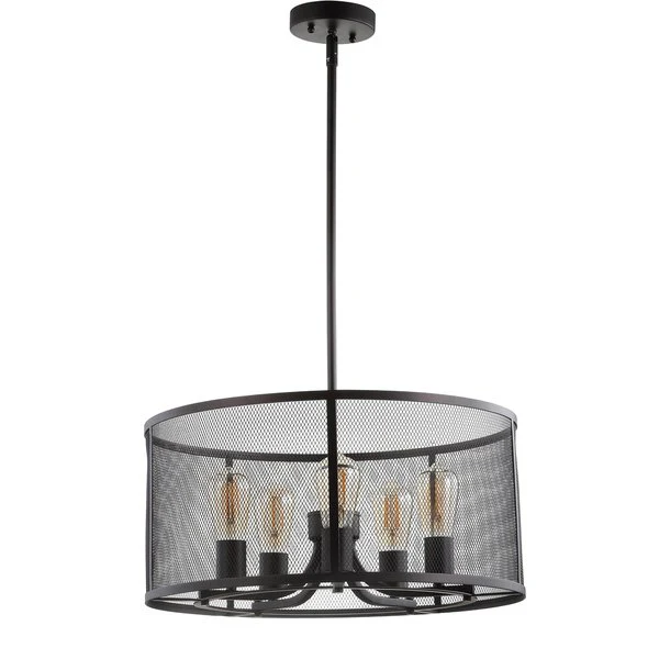 Safavieh Kane Pendant - Dark Grey - Image 2