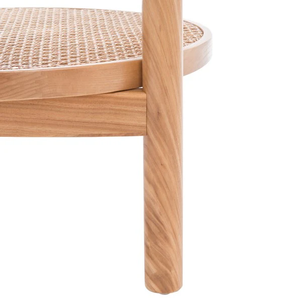 Safavieh Karyna Rattan & Glass Ac Table - Clear - Image 4