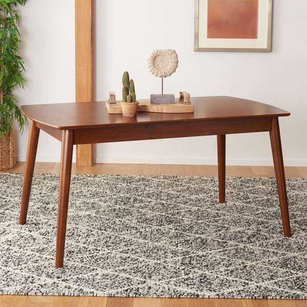 Safavieh Kay Extension Dining Table - Walnut - Image 3
