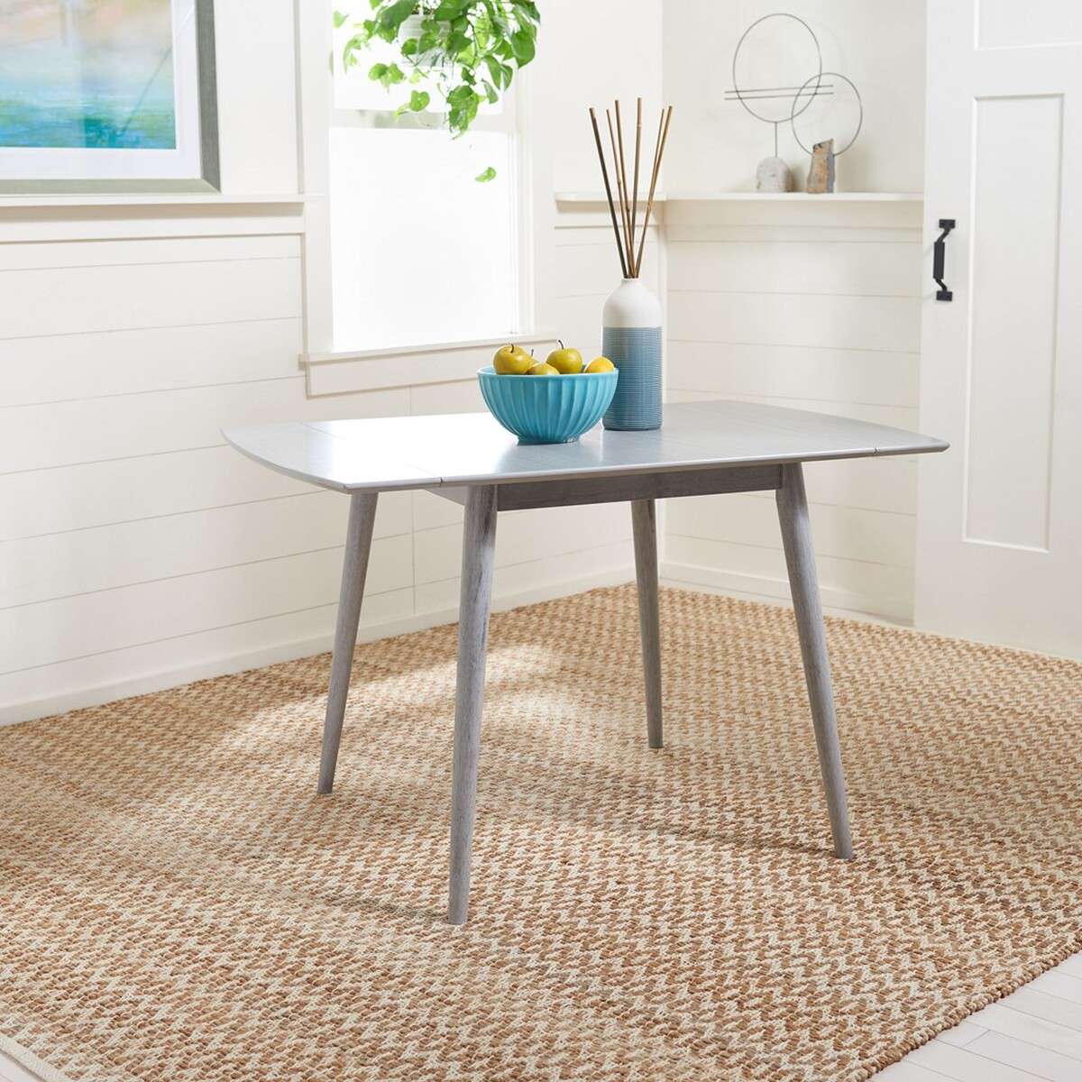 Safavieh Kaylee Extension Dining Table - Dark Gray - Image 4