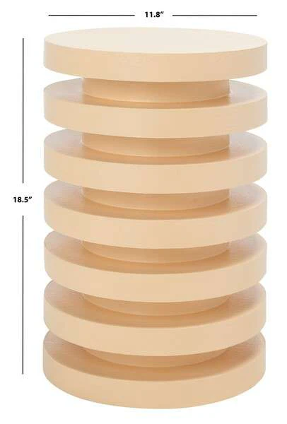 Safavieh Kaysar Accent Table - Cream - Image 4