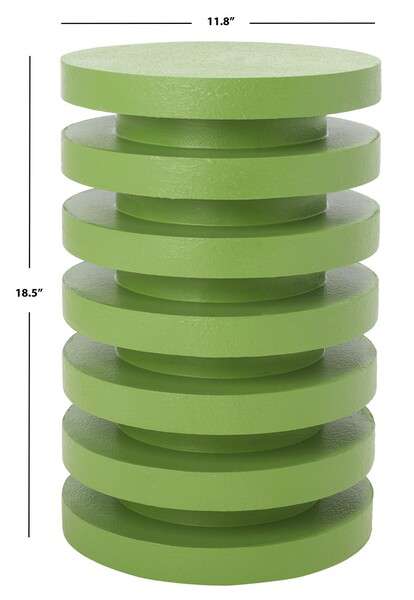 Safavieh Kaysar Accent Table - Green - Image 4
