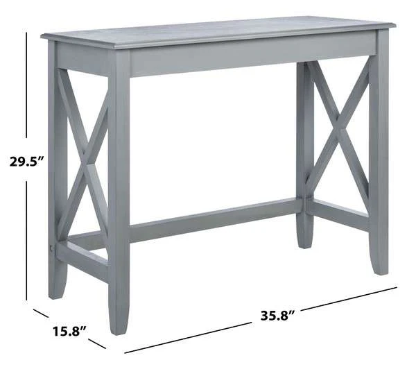 Safavieh Kaytee Desk - Distressed Gray - Image 4
