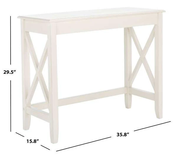 Safavieh Kaytee Desk - Distressed White - Image 4