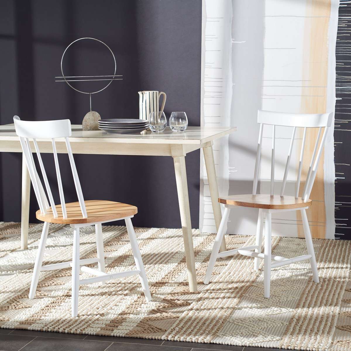 Safavieh Kealey Dining Chair Set Of 2 - Natural - Image 4