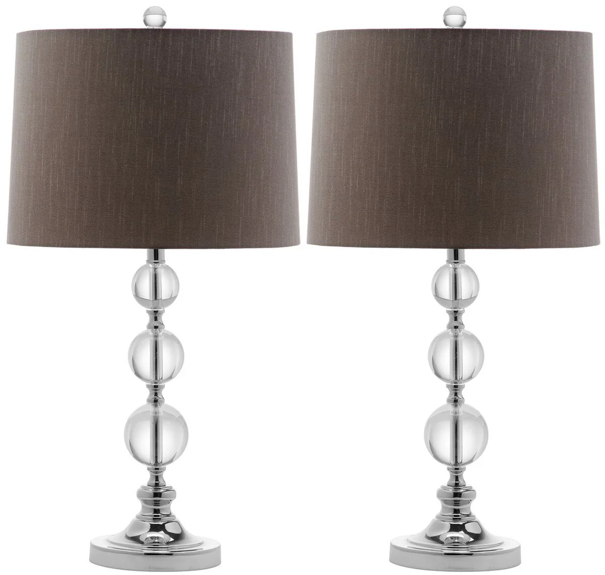 Safavieh Keeva 26-Inch H Crystal Ball Lamp Set Of 2 - Clear - Image 2