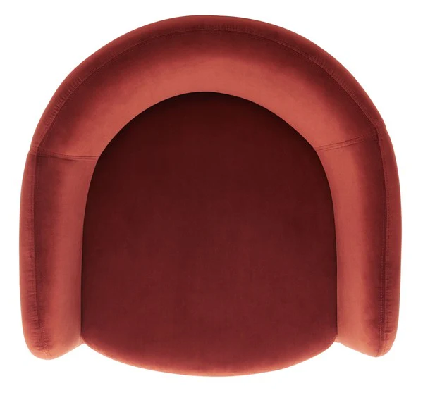 Safavieh Kellyanne Modern Dining Chair - Rust - Image 4
