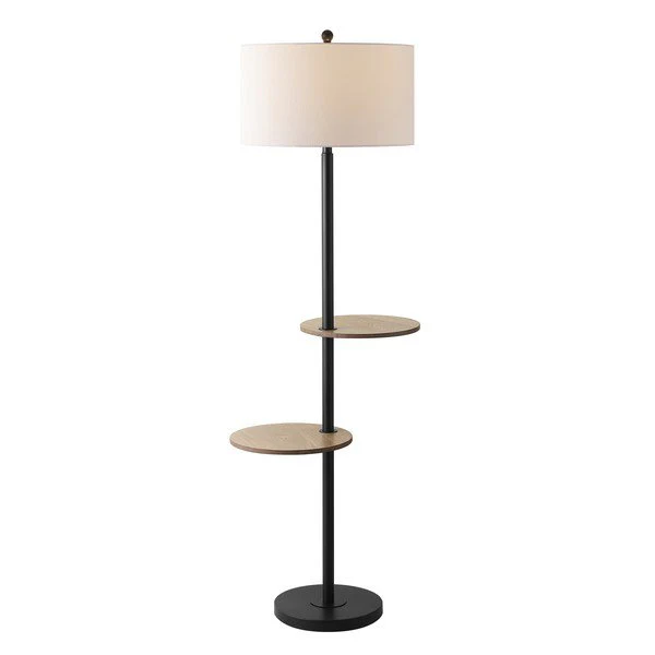 Safavieh Kelsen Floor Lamp - Matte Black - Image 2