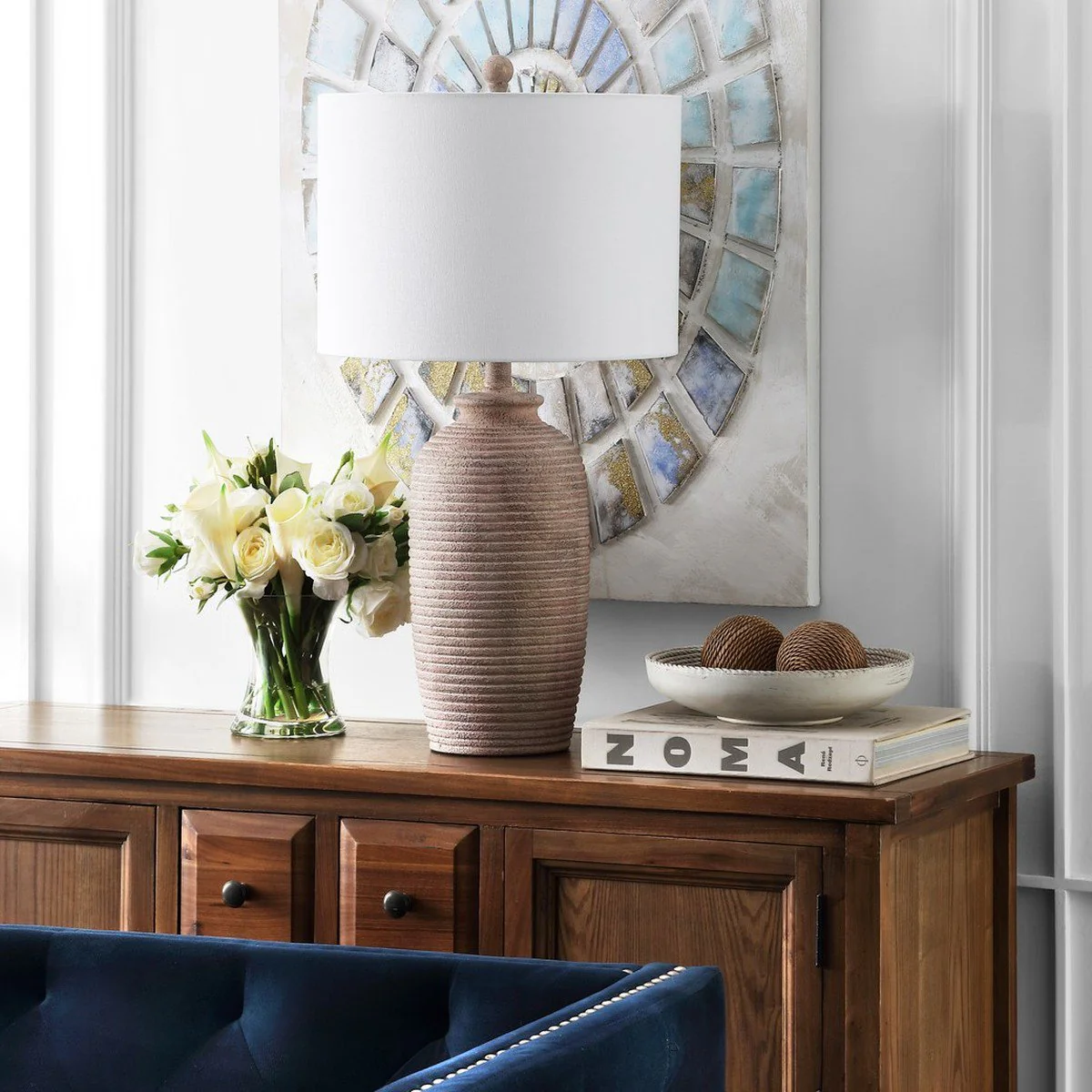 Safavieh Kensen Table Lamp - Sandy Pearl - Image 3