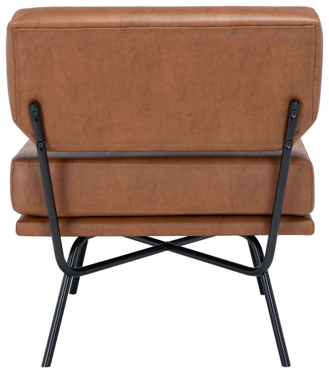 Safavieh Kermit Accent Chair - Cognac - Image 3
