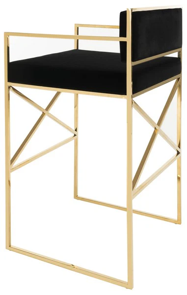 Safavieh Kian Barstool - Black - Image 5