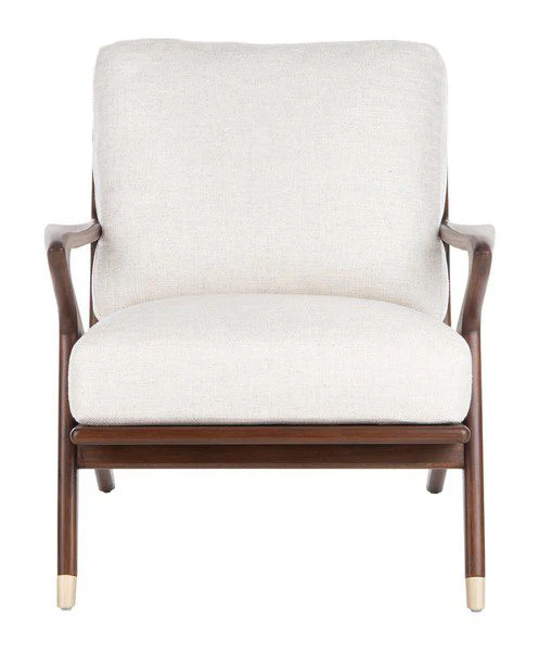 Safavieh Killian Mid-Century Chair - Cream - Image 2