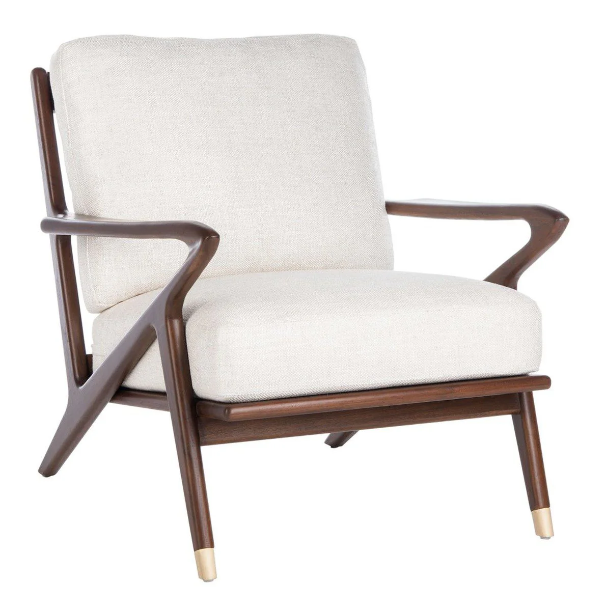 Safavieh Killian Mid-Century Chair - Cream - Image 3