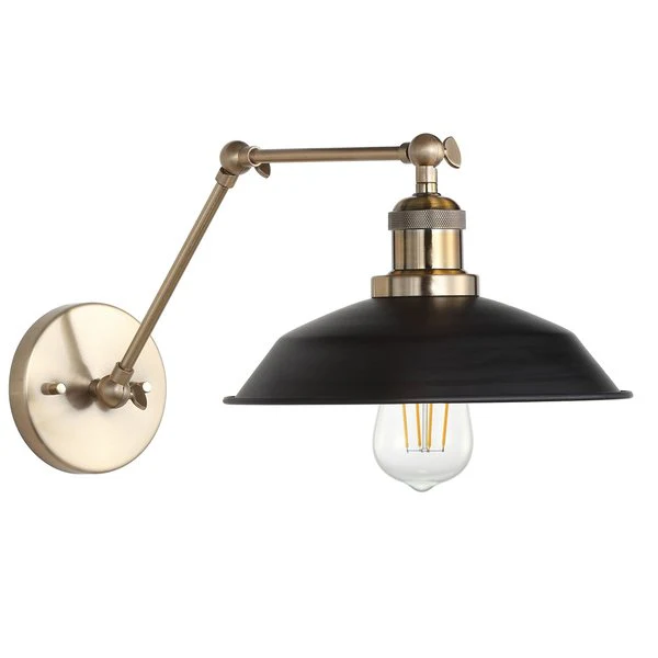 Safavieh Kingston Wall Sconce - Brass Gold - Image 2