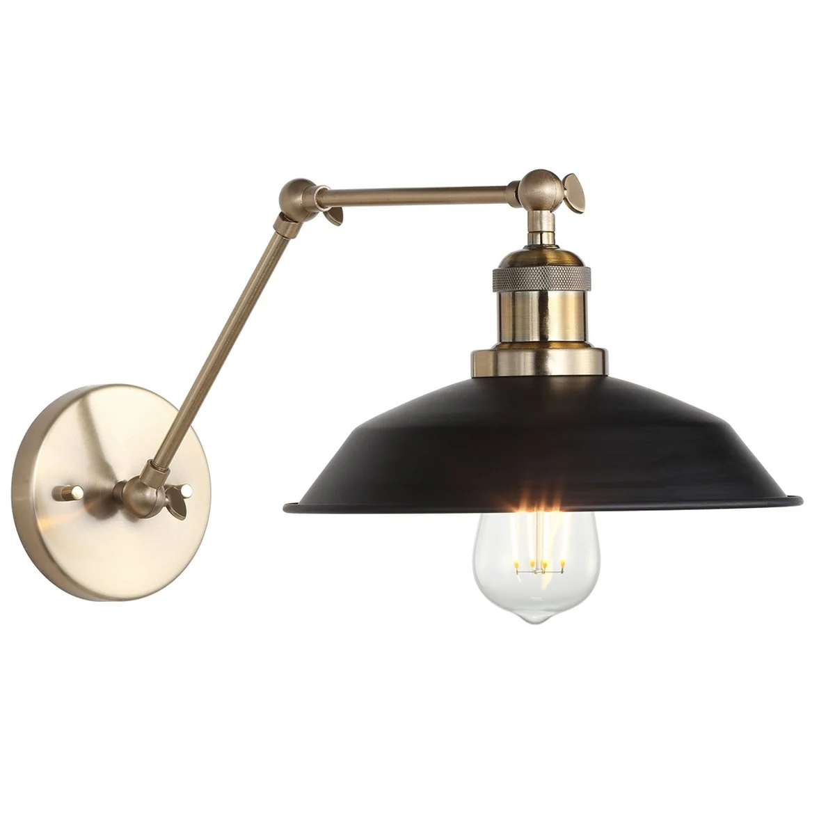 Safavieh Kingston Wall Sconce - Brass Gold - Image 3