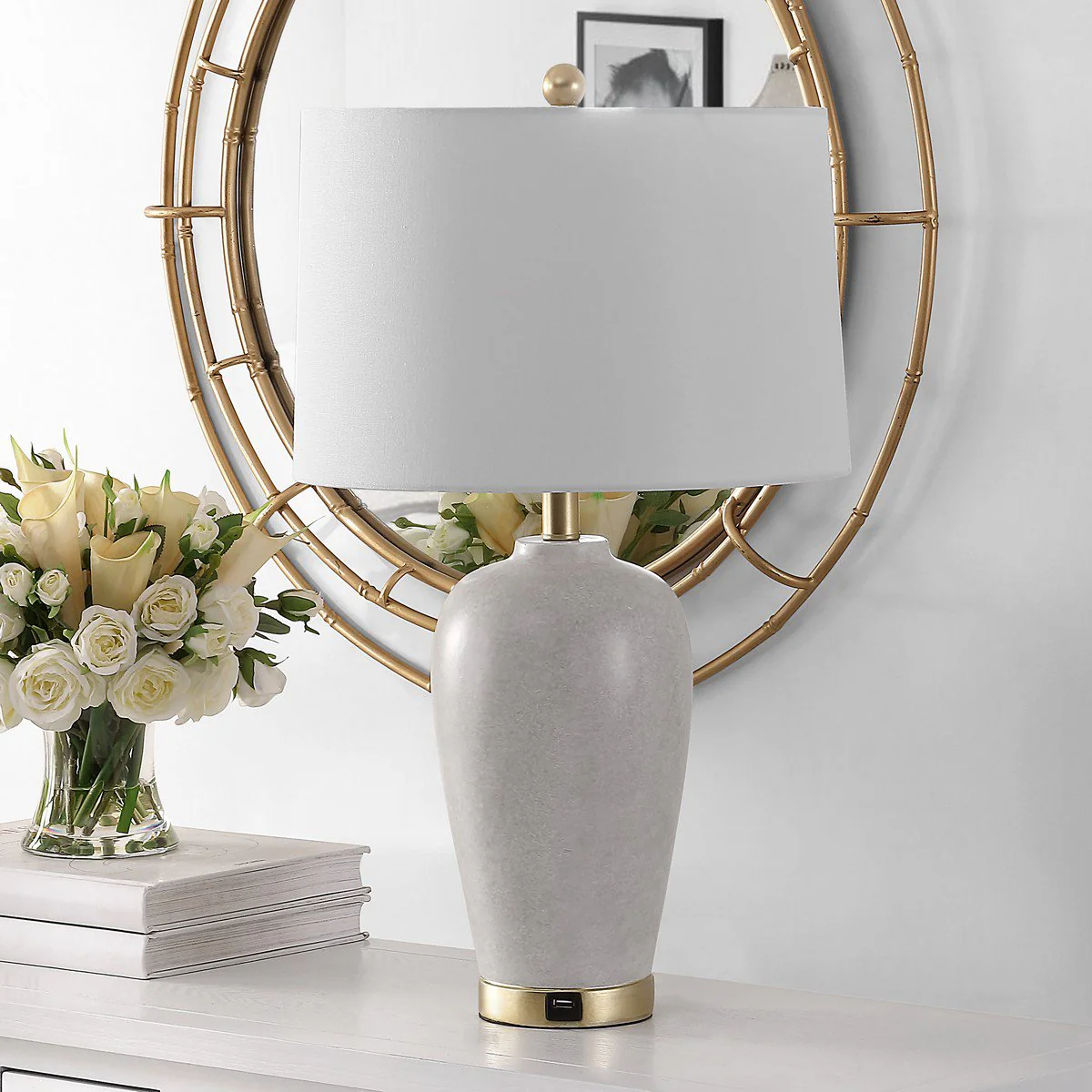 Safavieh Kline Table Lamp - Grey - Image 3