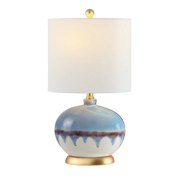 Safavieh Koa Ceramic Table Lamp - Blue - Image 2