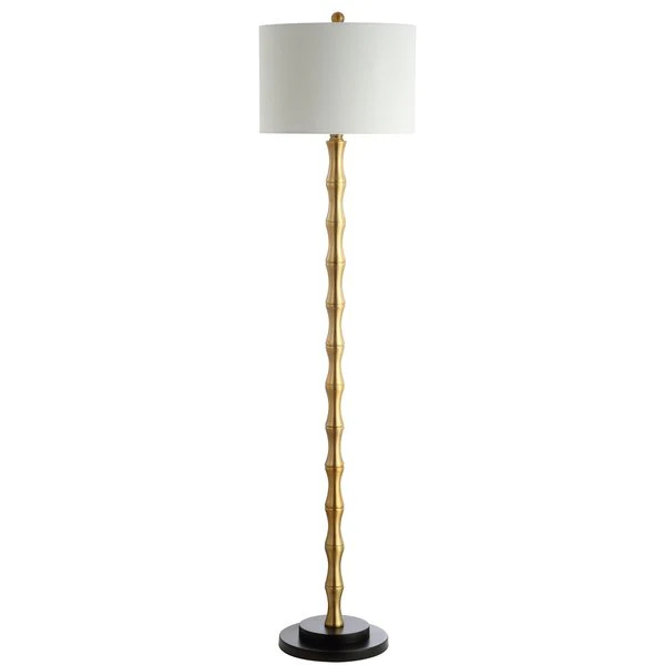 Safavieh Kolten Floor Lamp - Antique Brass - Image 2