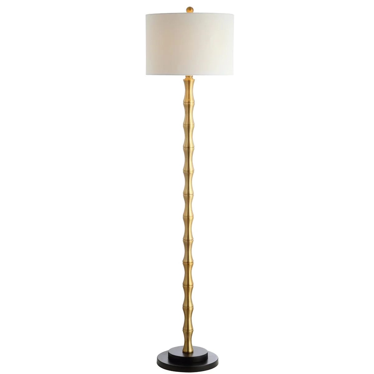 Safavieh Kolten Floor Lamp - Antique Brass - Image 3