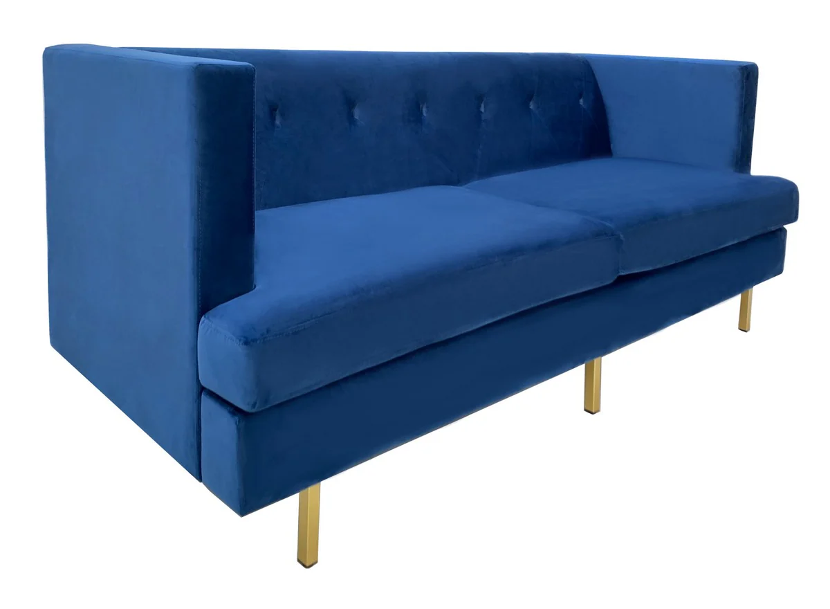 Safavieh Konrad Velvet Sofa - Navy - Image 3