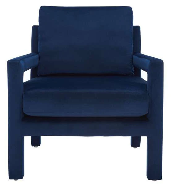 Safavieh Kye Accent Chair - Navy - Image 2
