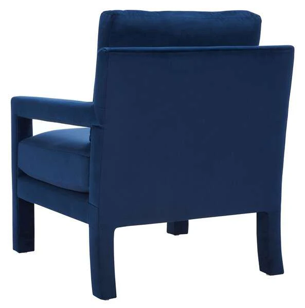 Safavieh Kye Accent Chair - Navy - Image 3