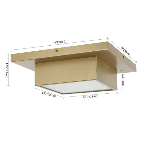 Safavieh Kylin Flush Mount - Brass - Image 3