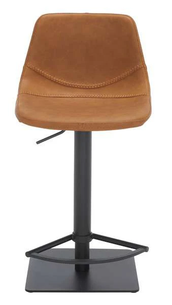 Safavieh Kynlee Gas Lift Barstool - Cognac - Image 2