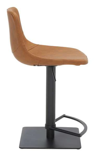 Safavieh Kynlee Gas Lift Barstool - Cognac - Image 3
