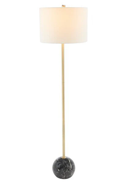 Safavieh Kyrene Floor Lamp - Black Marble - Image 2