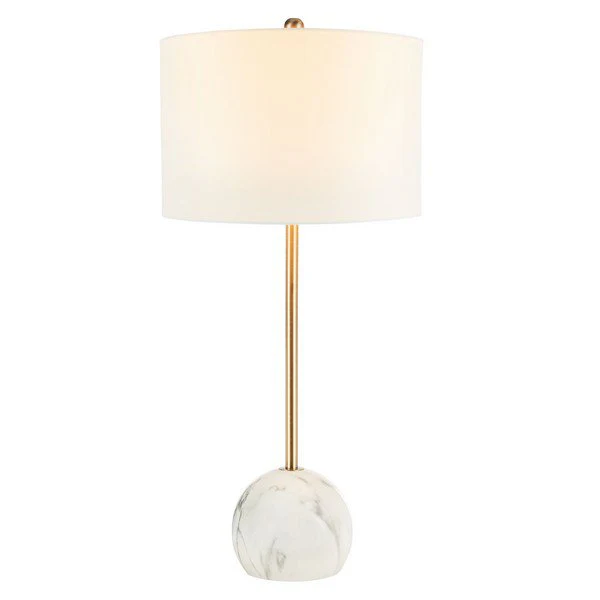 Safavieh Kyrene Table Lamp - White Marble - Image 2