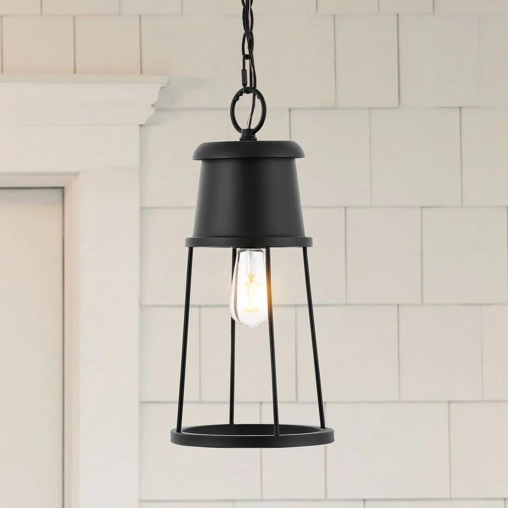 Safavieh Laela Outdoor Pendant/Black - Black - Image 2