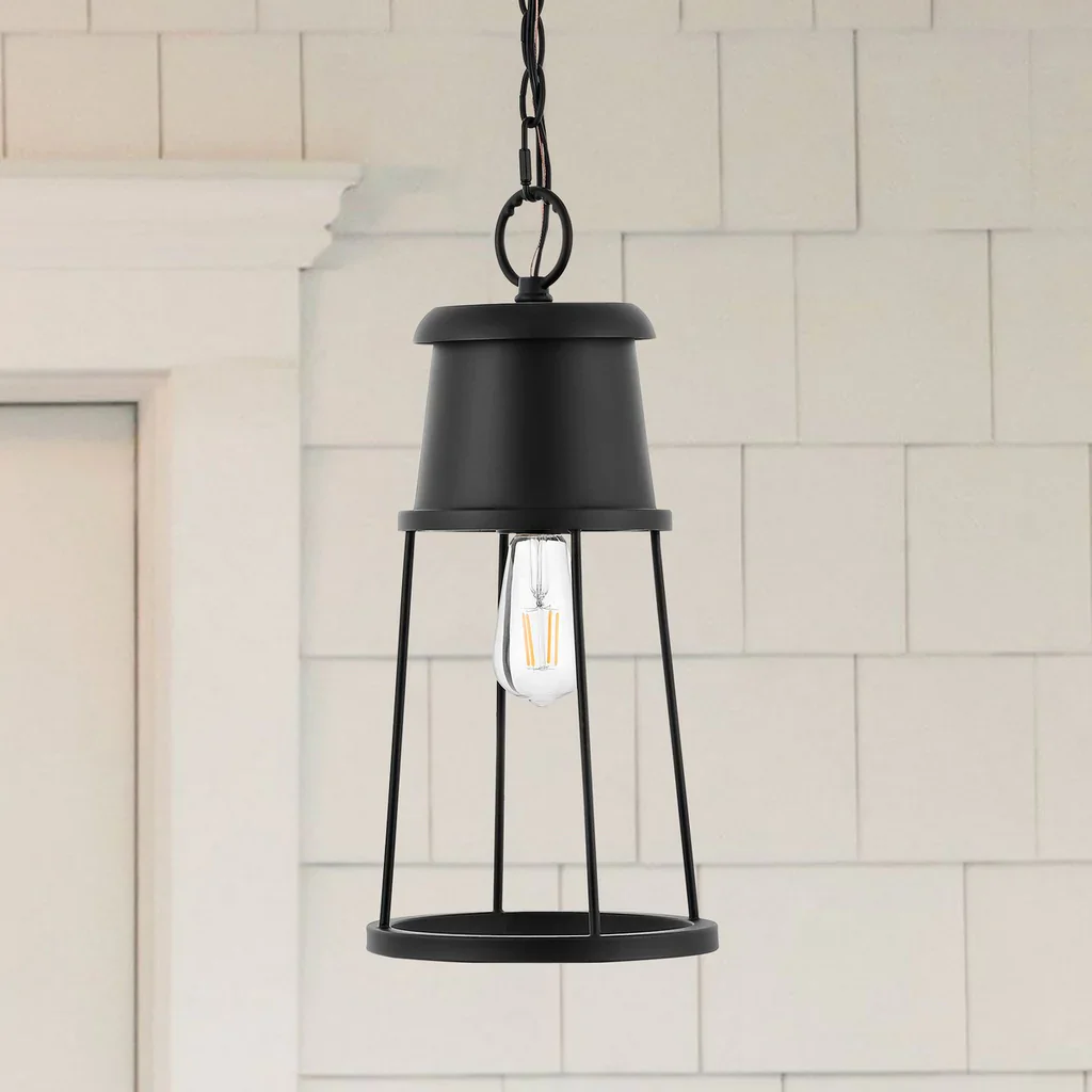 Safavieh Laela Outdoor Pendant/Black - Black - Image 4