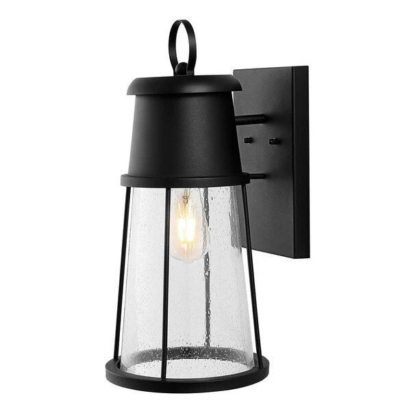 Safavieh Laela Outdoor Wall Sconce/Black Set Of 2 - Black - Image 2