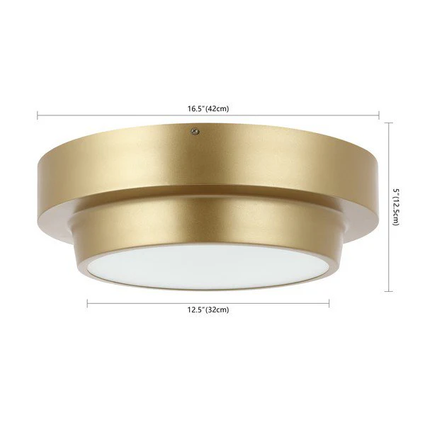 Safavieh Laius Flush Mount - Gold - Image 3