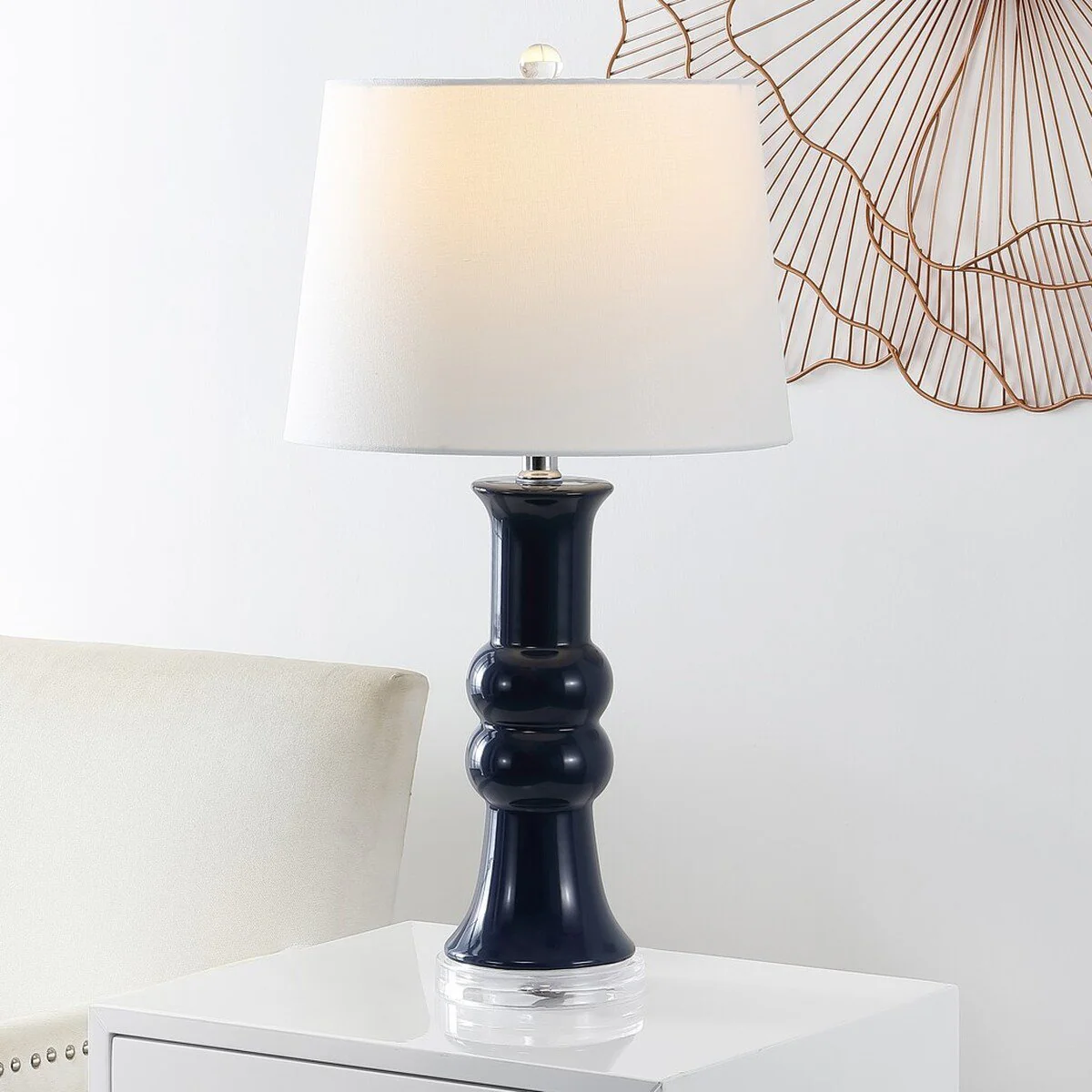 Safavieh Lamber Table Lamp Set Of 2 - Blue - Image 3