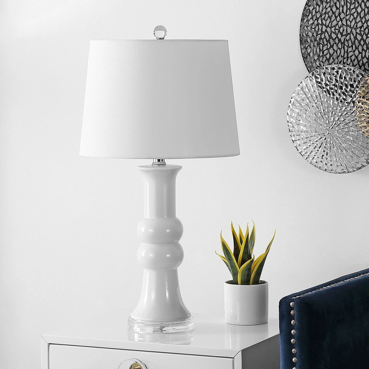 Safavieh Lamber Table Lamp Set Of 2 - Ivory - Image 3