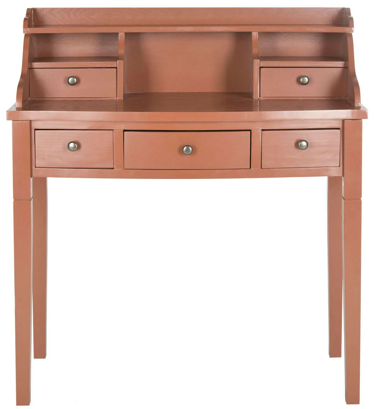 Safavieh Landon 5 Drawer Writing Desk - Henna Brown - Image 2