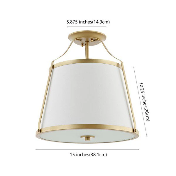 Safavieh Lanis Flush Mount - Gold - Image 3