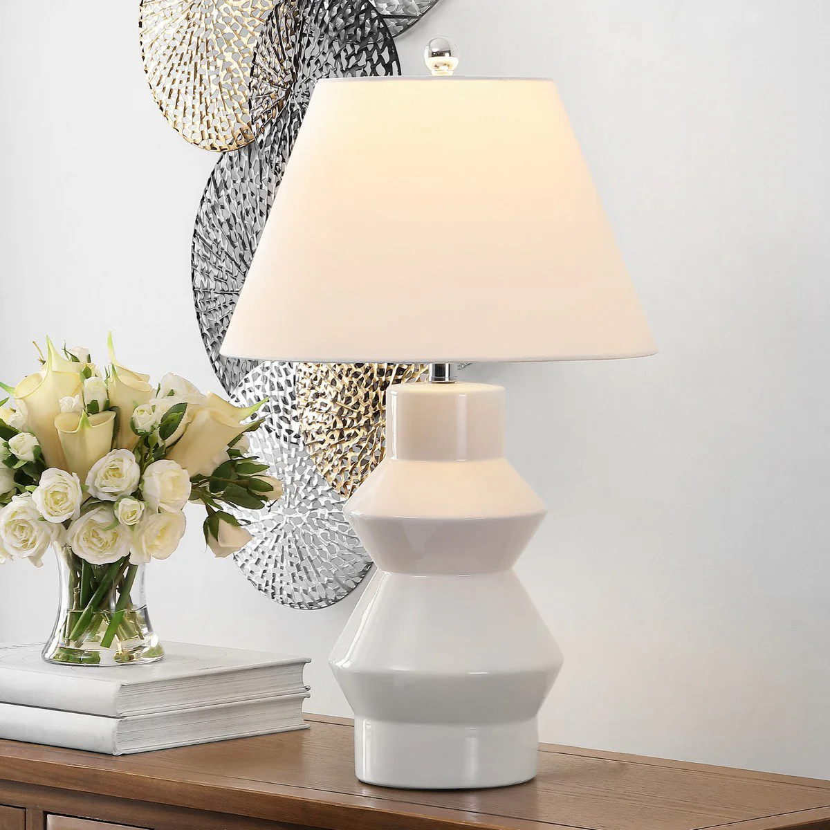Safavieh Larcia Table Lamp - White - Image 3