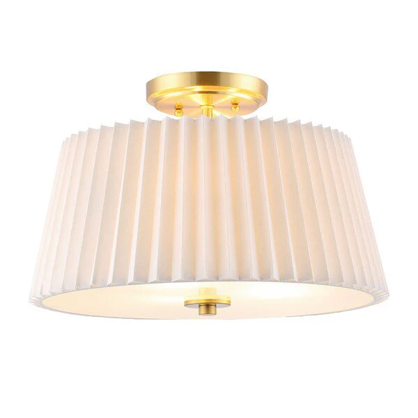 Safavieh Larlon Flush Mount - Brass Gold - Image 2