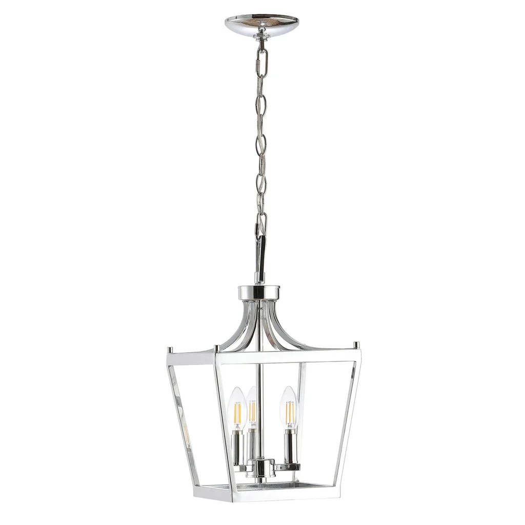 Safavieh Larton 3Lt Pendant - Chrome - Image 2