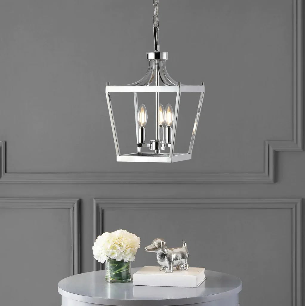 Safavieh Larton 3Lt Pendant - Chrome - Image 3