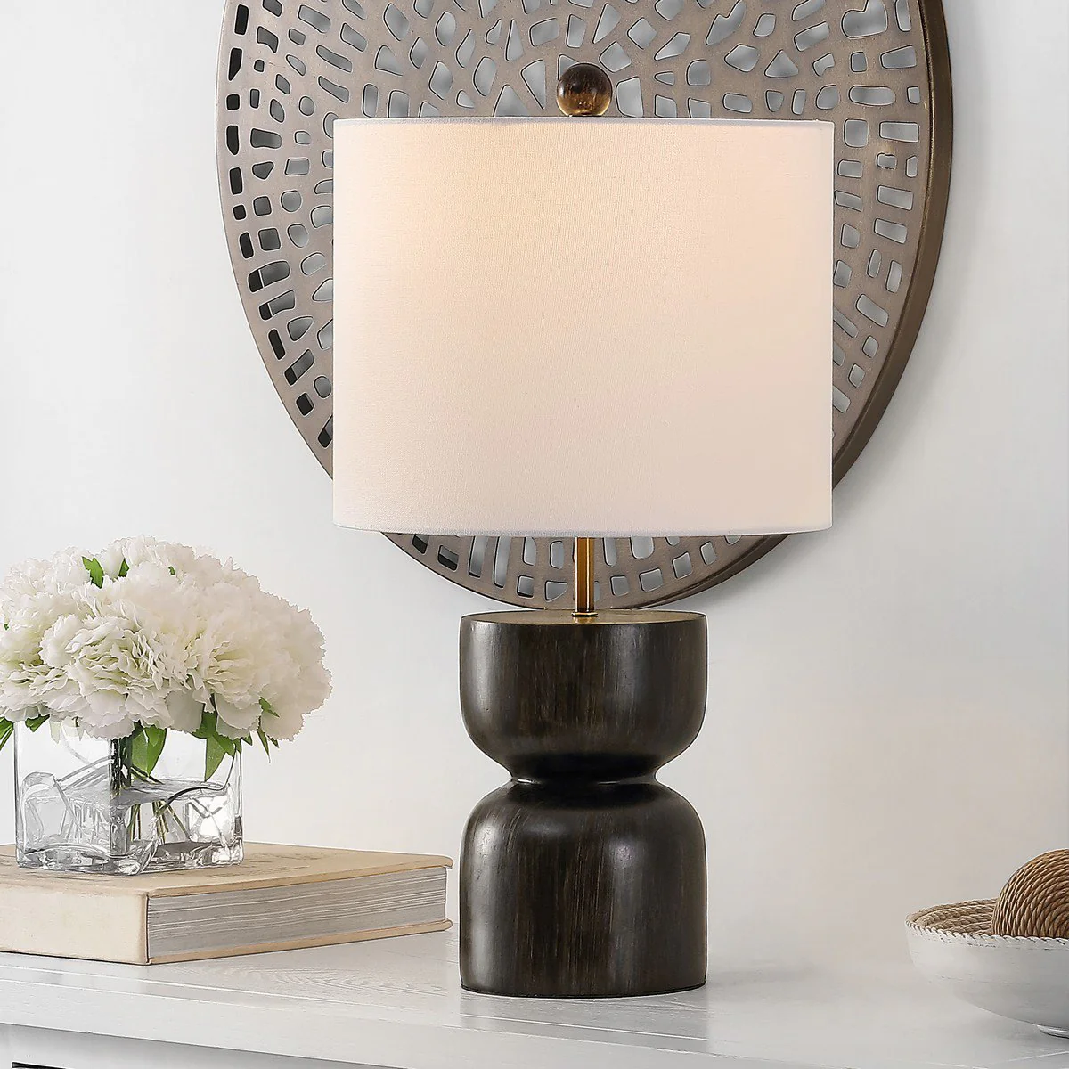 Safavieh Lastra Table Lamp - Dark Brown - Image 3